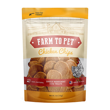 Farm to Pet Chicken Chips 4oz