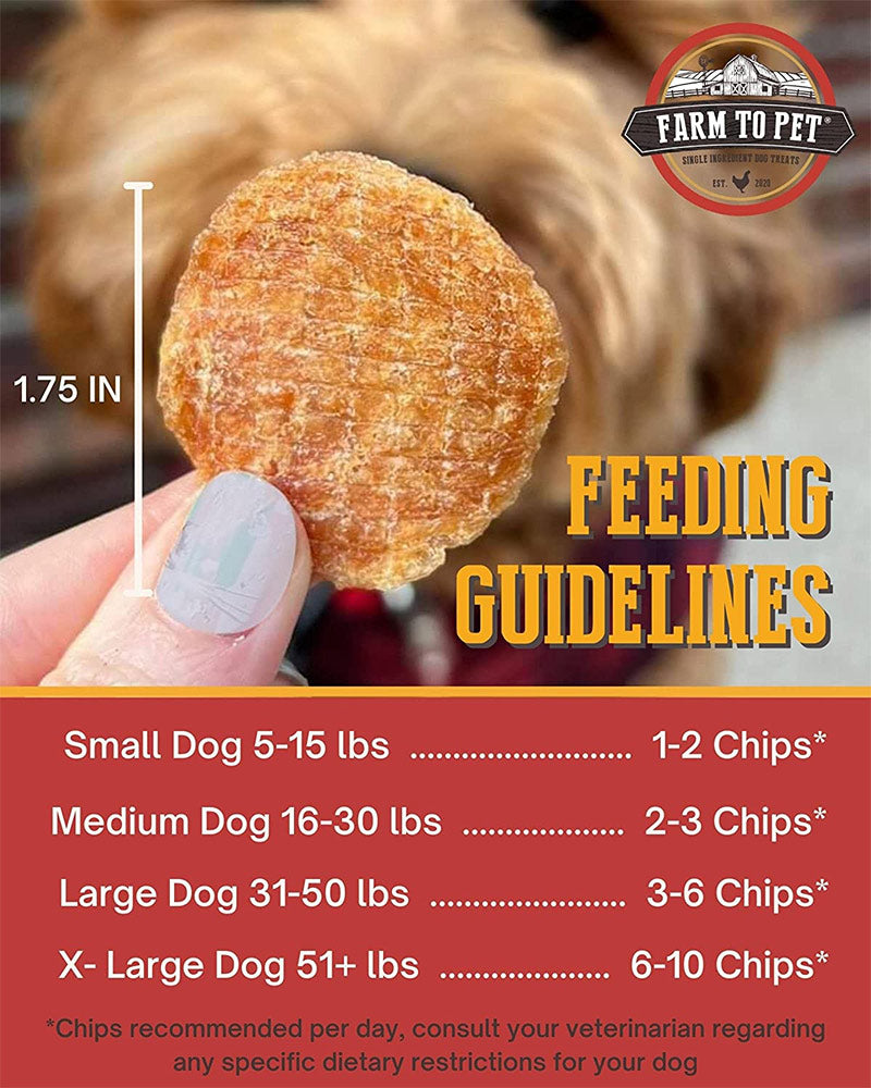 Farm to Pet Turkey Chips 4oz