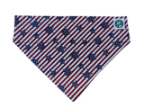 4th of July Bandanna - Collar Attach - Large