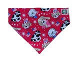 4th of July Bandanna - Collar Attach - Large