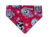 4th of July Bandanna - Collar Attach - Small