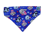 4th of July Bandanna - Elastic Band - Large