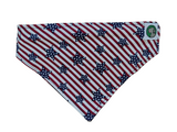 4th of July Bandanna - Elastic Band - Medium