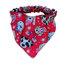 4th of July Bandanna - Elastic Band - Medium