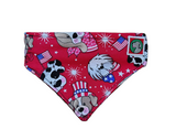 4th of July Bandanna - Elastic Band - Small