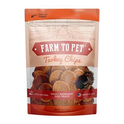 Farm to Pet Turkey Chips 4oz